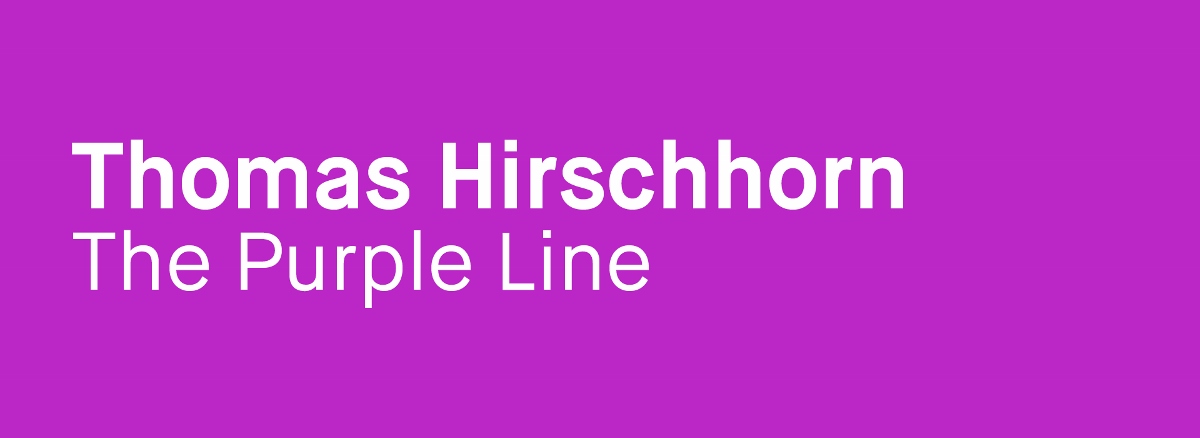 Thomas Hirschhorn – The Purple Line
